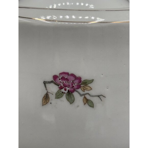 Vintage Peacock Floral Gold Trim Teapot with Lid Japan? - Picture 9 of 10